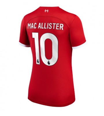 Liverpool Alexis Mac Allister #10 Hemmatröja Kvinnor 2023-24 Kortärmad